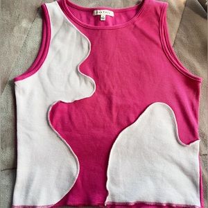 Lane 201 Pink Swirl Tank Top!
